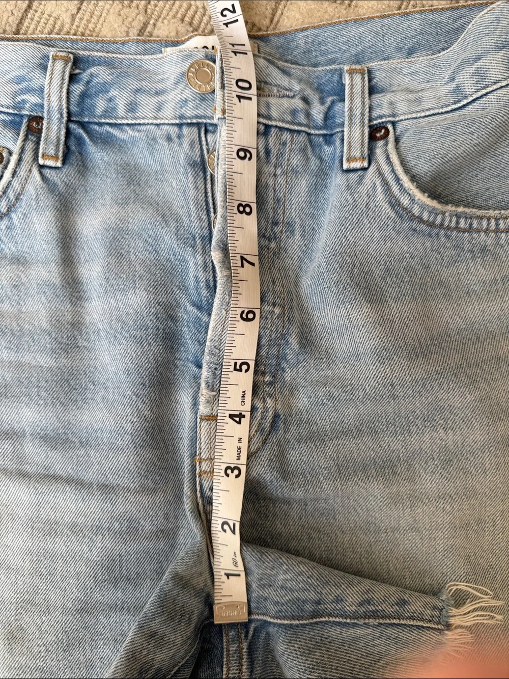 Agolde Parker Long Shorts
